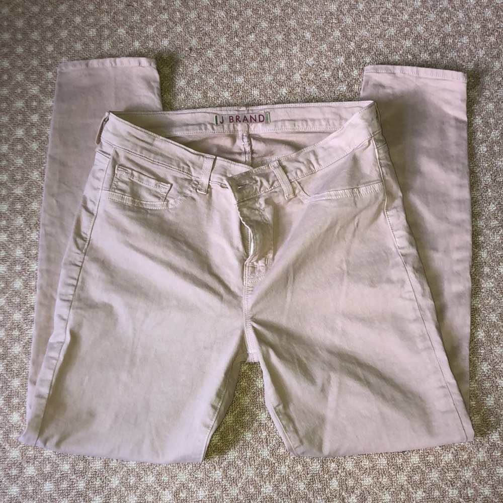 J Brand Nude Capri Pants
